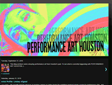 Tablet Screenshot of performancearthouston.blogspot.com