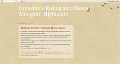 Desktop Screenshot of horseback-riding-vacation-getaway.blogspot.com