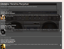 Tablet Screenshot of christinepanjaitan.blogspot.com