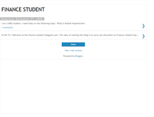 Tablet Screenshot of finance-student.blogspot.com