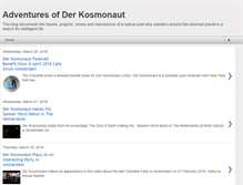 Tablet Screenshot of der-kosmonaut.blogspot.com