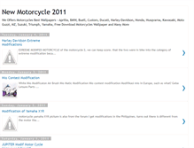 Tablet Screenshot of newmotorcycle2011.blogspot.com
