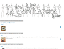 Tablet Screenshot of lepetitespace.blogspot.com