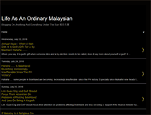 Tablet Screenshot of lifeasanordinarymalaysian.blogspot.com