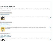 Tablet Screenshot of les-livres-de-caro.blogspot.com