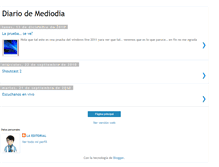 Tablet Screenshot of diariodemediodia.blogspot.com