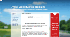 Desktop Screenshot of earningonlineopportunities.blogspot.com