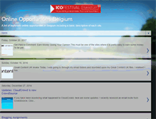 Tablet Screenshot of earningonlineopportunities.blogspot.com