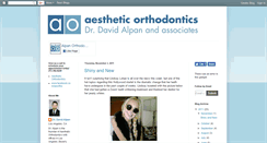 Desktop Screenshot of aestheticorthodontics.blogspot.com