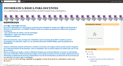 Desktop Screenshot of informaticabsicaparadocentes.blogspot.com