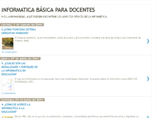 Tablet Screenshot of informaticabsicaparadocentes.blogspot.com