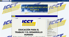 Desktop Screenshot of icct-cedeco.blogspot.com