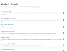 Tablet Screenshot of mindsetcoach.blogspot.com