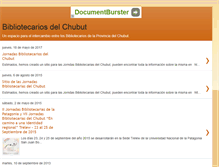 Tablet Screenshot of bibliotecariosdelchubut.blogspot.com