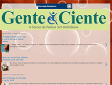 Tablet Screenshot of genteciente.blogspot.com