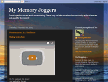 Tablet Screenshot of mymemoryjoggers.blogspot.com