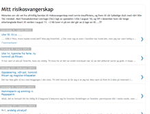 Tablet Screenshot of mittrisikosvangerskap.blogspot.com