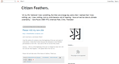 Desktop Screenshot of feathersblog.blogspot.com