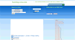 Desktop Screenshot of learning-ccna.blogspot.com