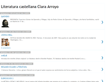 Tablet Screenshot of literaturacastellanaclaraarroyo.blogspot.com