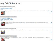 Tablet Screenshot of blogclubciclistaactur.blogspot.com