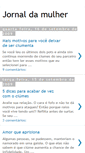 Mobile Screenshot of ojornaldamulher.blogspot.com