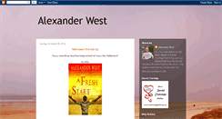 Desktop Screenshot of alexanderwestauthor.blogspot.com