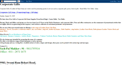 Desktop Screenshot of corporategifts-delhi.blogspot.com