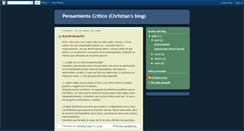 Desktop Screenshot of christianpensamiento.blogspot.com