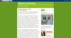 Desktop Screenshot of debsanythingblog.blogspot.com