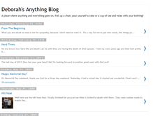 Tablet Screenshot of debsanythingblog.blogspot.com