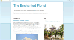 Desktop Screenshot of myenchantedflorist.blogspot.com