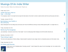 Tablet Screenshot of musingsofanindiewriter.blogspot.com