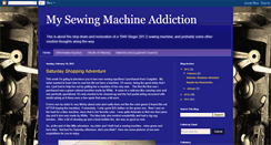 Desktop Screenshot of mysewingmachineaddiction.blogspot.com