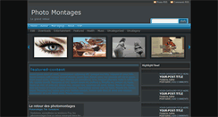 Desktop Screenshot of photo-montages.blogspot.com