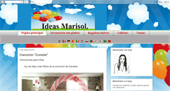 Desktop Screenshot of ideasmarisol.blogspot.com