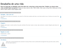 Tablet Screenshot of desabafosdumavida.blogspot.com