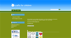 Desktop Screenshot of crafts-for-children.blogspot.com