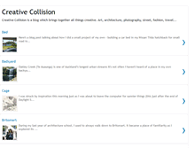 Tablet Screenshot of creative-collision.blogspot.com