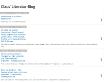 Tablet Screenshot of claus-literatur-blog.blogspot.com