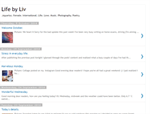 Tablet Screenshot of lifebyliv.blogspot.com