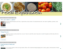 Tablet Screenshot of foodexpansion.blogspot.com