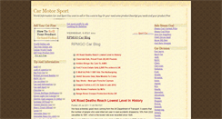 Desktop Screenshot of carmotorsport.blogspot.com