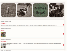 Tablet Screenshot of mamatakingabreak.blogspot.com