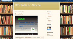 Desktop Screenshot of iesbahiadealmeria-lali.blogspot.com