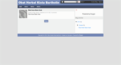Desktop Screenshot of obatherbalkistabartholin.blogspot.com