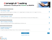 Tablet Screenshot of consigliditrading.blogspot.com