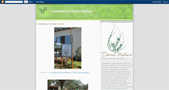 Desktop Screenshot of condominio-domus-natura.blogspot.com