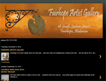 Tablet Screenshot of fairhopeartistgallery.blogspot.com