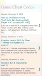 Mobile Screenshot of gamescheats-codes.blogspot.com